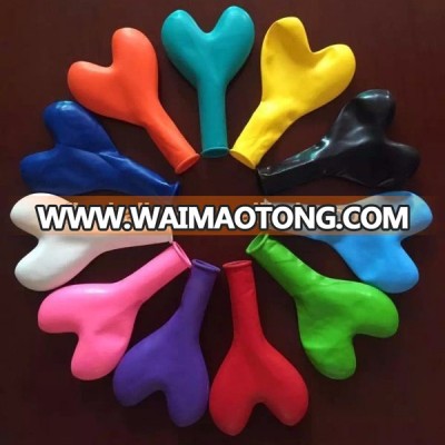 12 Inch 3g standard matt color birthday festival party heart shape natural latex balloons for sale